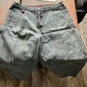 Men’s Guess black denim jeans sz 36W 34L